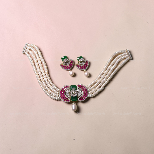 Multi color Royal Choker