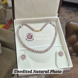 💜 Royal Lavender Natural Pearls Set 💜