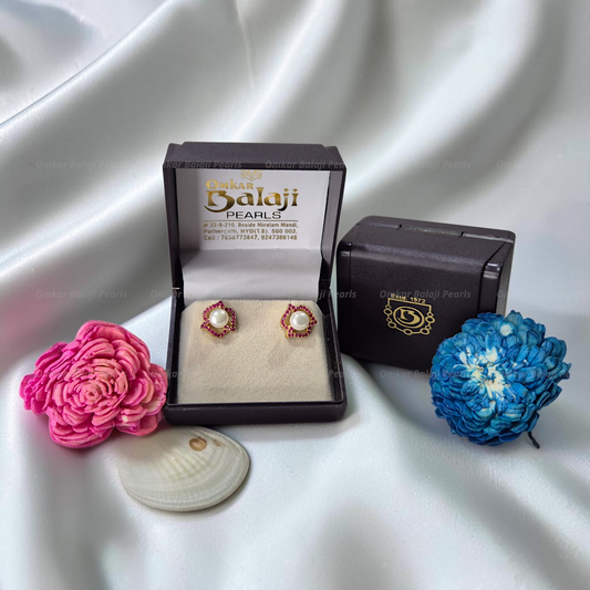 Elegant Real Pearls Earrings #071