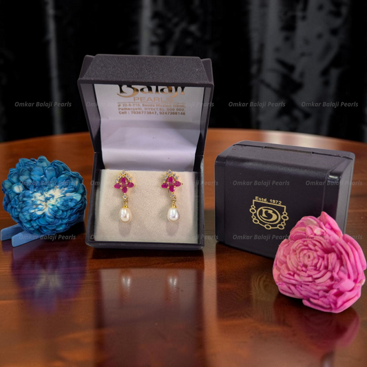 Elegant Real Pearls Earrings #107