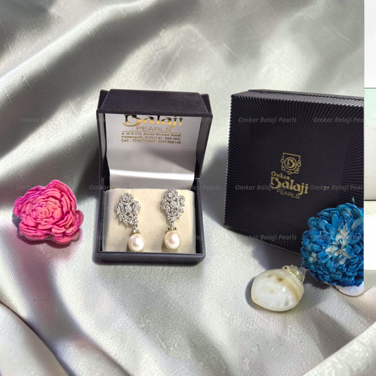Elegant Real Pearls Earrings #174