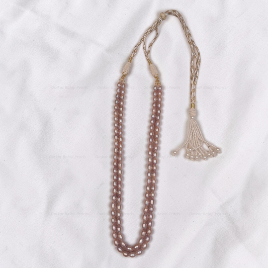 2-Layer Real Pearl Mala [Pink]