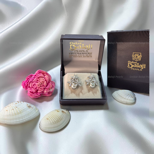 Elegant Real Pearls Earrings #051