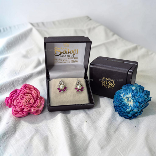 Elegant Real Pearls Earrings #124