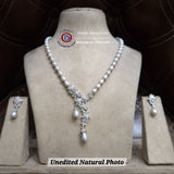 A Designer Ash Grey Pearl Ensemble