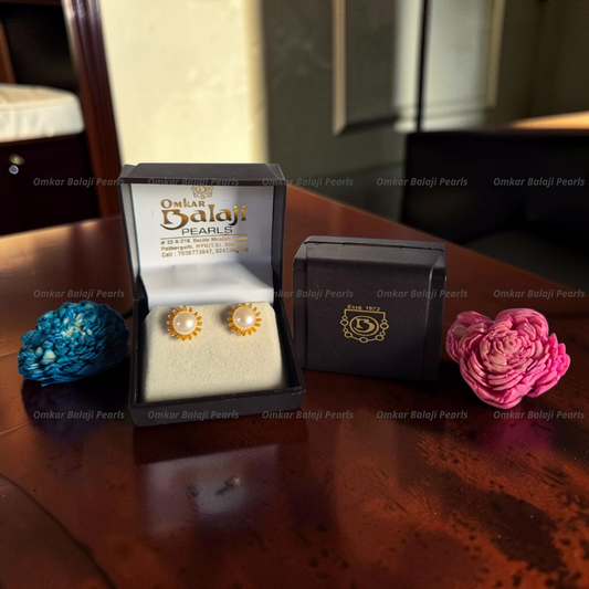 Elegant Real Pearls Earrings #080