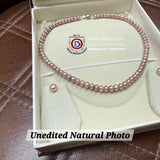 Royal Lavender Pink Pearl Set