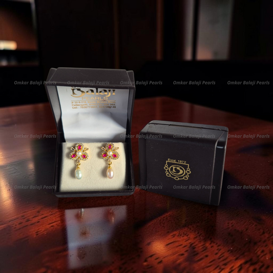 Elegant Real Pearls Earrings #082