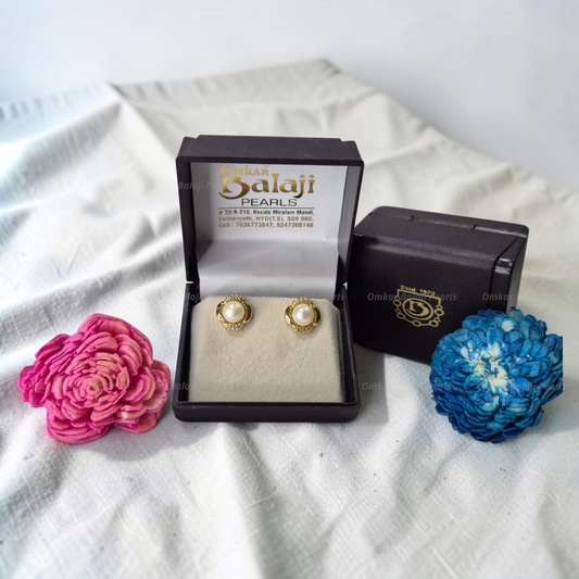 Elegant Real Pearls Earrings #122