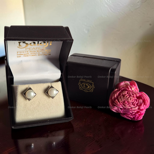 Elegant Real Pearls Earrings #020