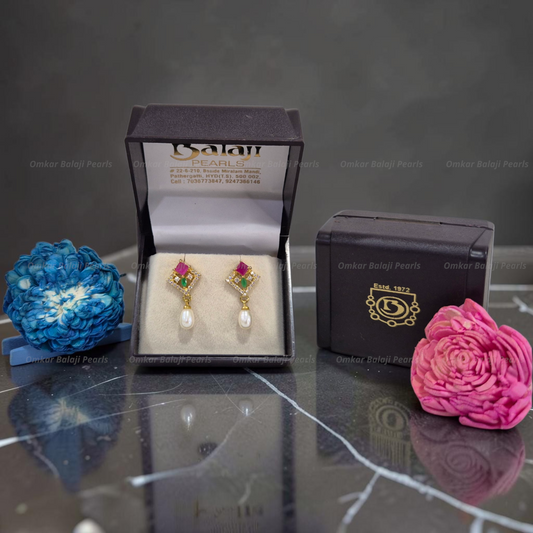 Elegant Real Pearls Earrings #195