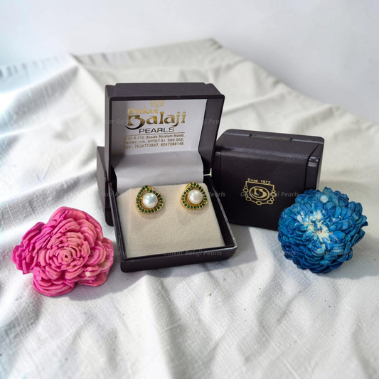 Elegant Real Pearls Earrings #123