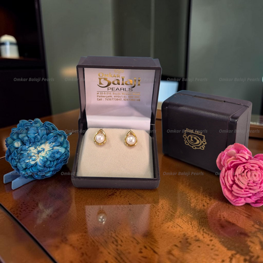 Elegant Real Pearls Earrings #066