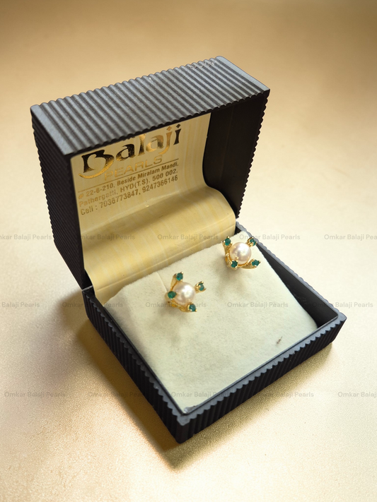 Pearls Earrings [ 4 color options ]
