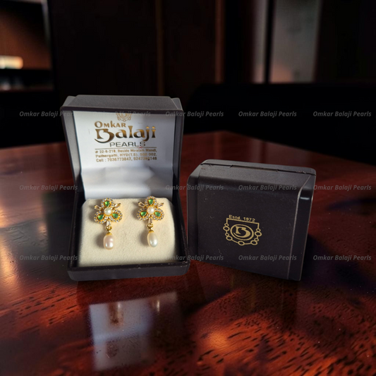 Elegant Real Pearls Earrings #081