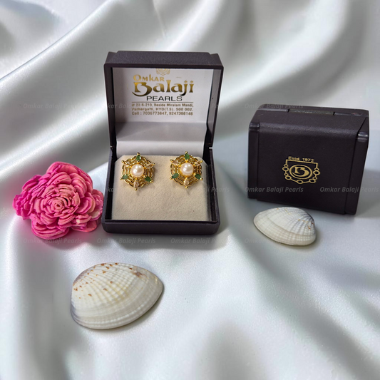 Elegant Real Pearls Earrings #126