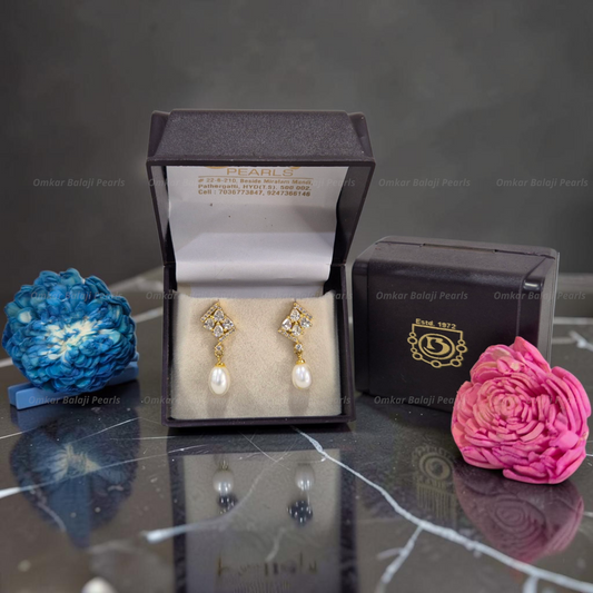 Elegant Real Pearls Earrings #153
