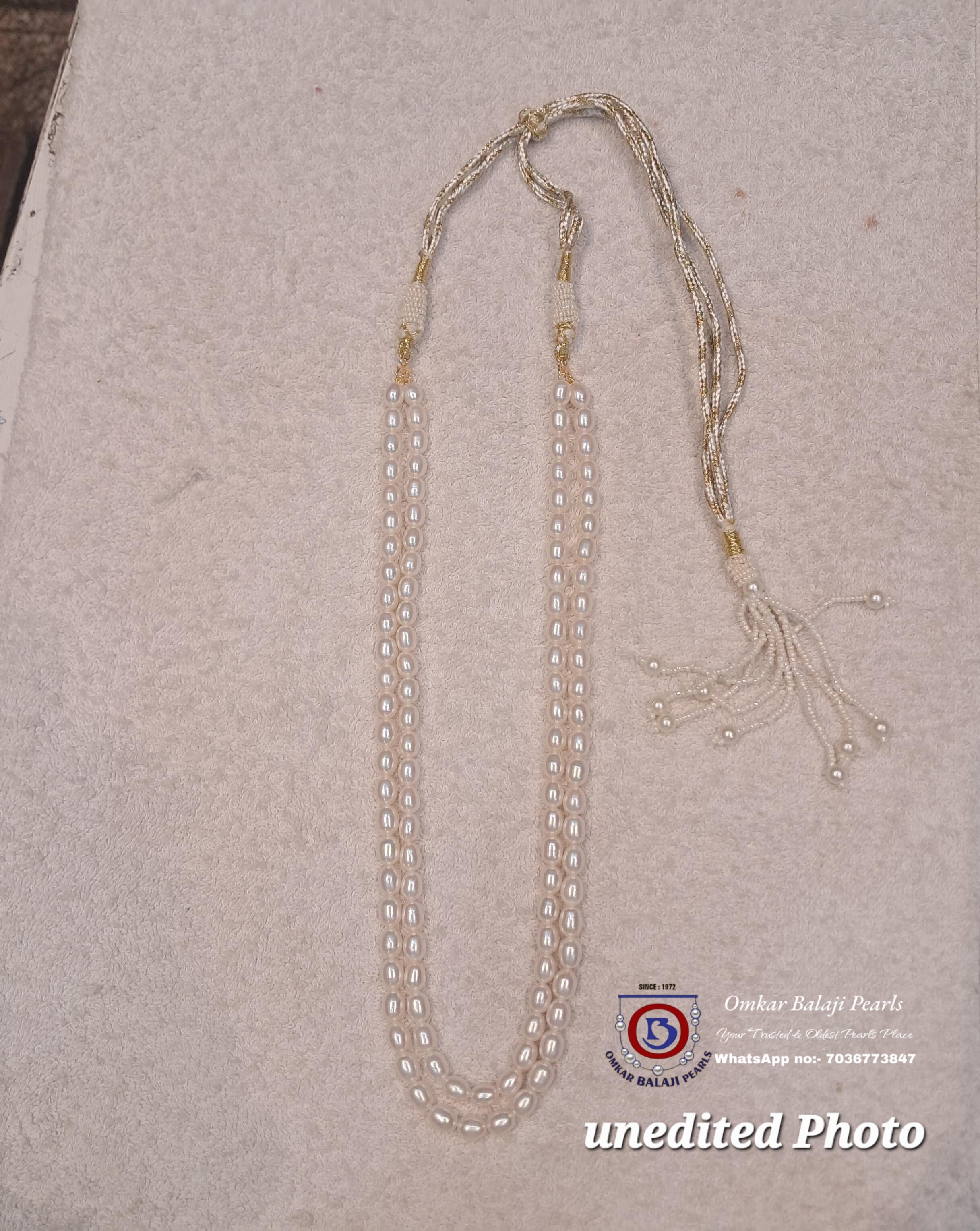 2-Layer Real Pearl Mala [white]