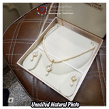 Diamond Style Pearl Set 💎