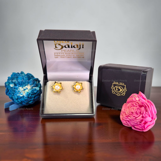 Elegant Real Pearls Earrings #057