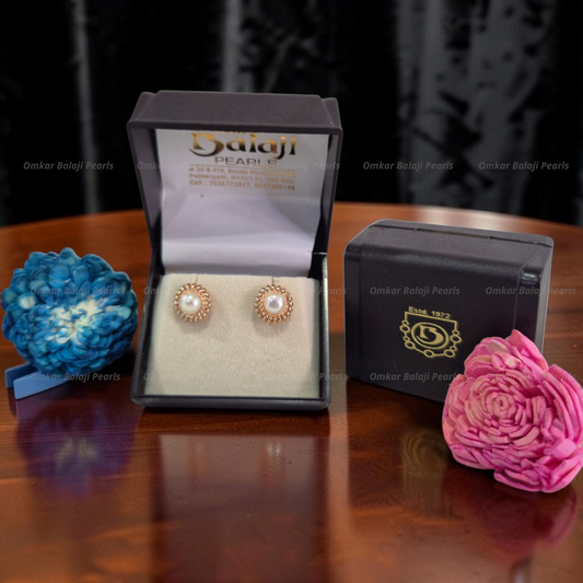 Elegant Real Pearls Earrings #024