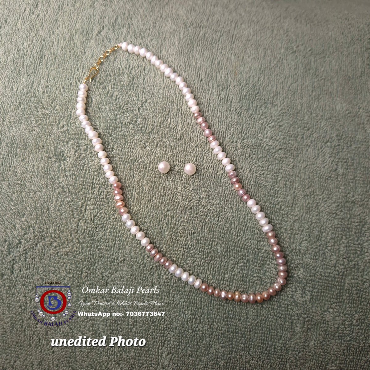 Single Layer Pearls Set Plain