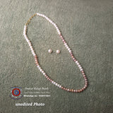 Single Layer Pearls Set Plain