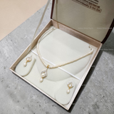 Diamond Style Pearl Set 💎