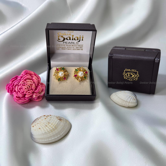 Elegant Real Pearls Earrings #060