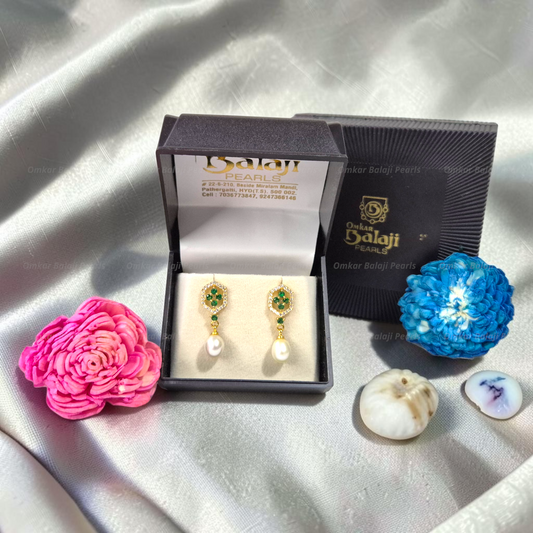 Elegant Real Pearls Earrings #099