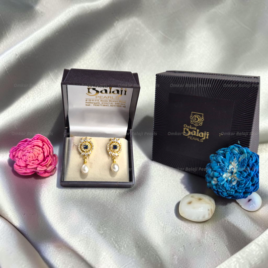 Elegant Real Pearls Earrings #079