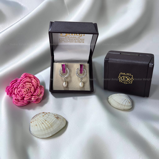 Elegant Real Pearls Earrings #075