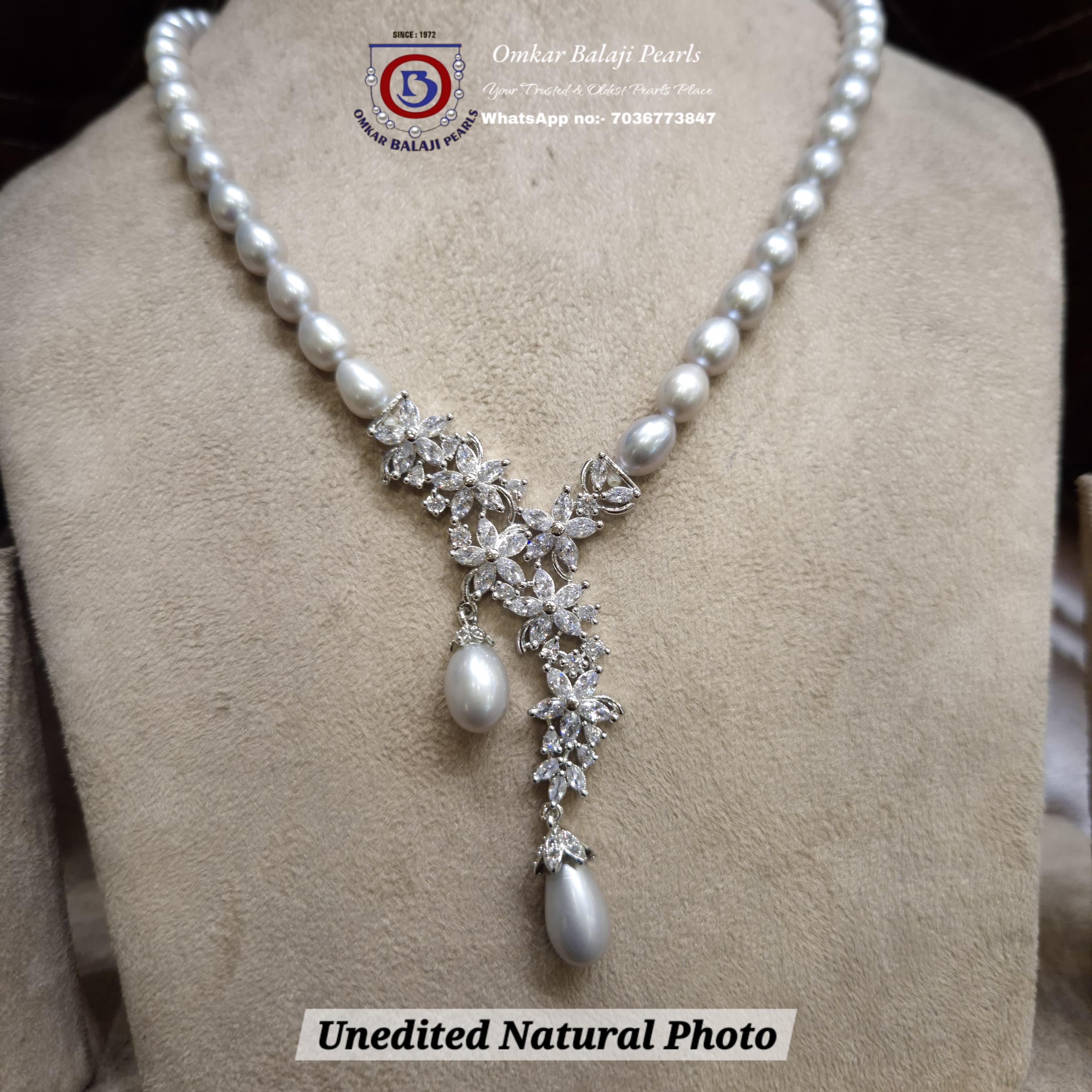A Designer Ash Grey Pearl Ensemble