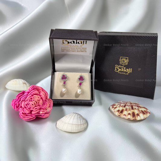 Elegant Real Pearls Earrings #206
