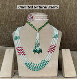 Multi-Strand Gemstone & Pearl Necklace