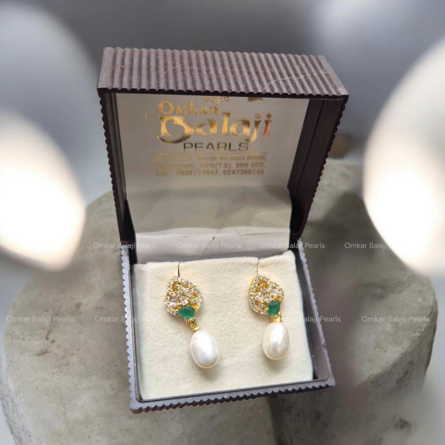 Pearls Earrings [ white ]