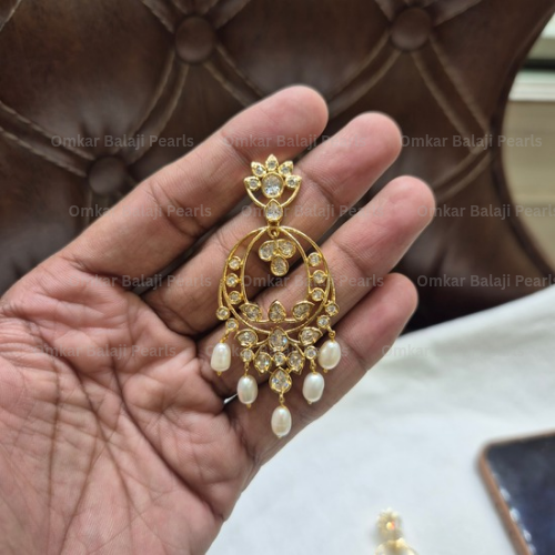 Chandballi Of Real Pearls 🌙